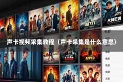 声卡视频采集教程（声卡采集是什么意思）