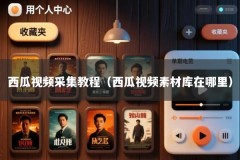 西瓜视频采集教程（西瓜视频素材库在哪里）
