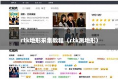 rtk地形采集教程（rtk测地形）