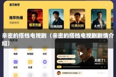 亲密的搭档电视剧（亲密的搭档电视剧剧情介绍）