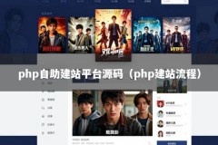 php自助建站平台源码（php建站流程）