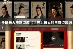 全球最大电影资源（世界上最大的电影资源网）