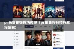 pr采集视频技巧教程（pr采集视频技巧教程图解）
