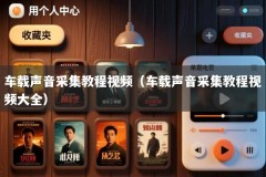 车载声音采集教程视频（车载声音采集教程视频大全）