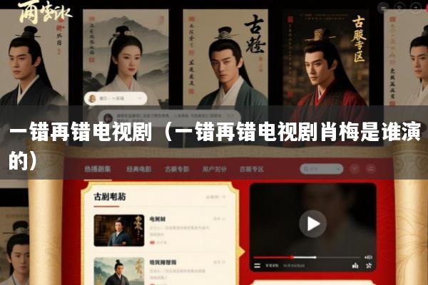 一错再错电视剧(一错再错电视剧肖梅是谁演的)