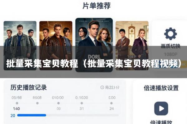 批量采集宝贝教程(批量采集宝贝教程视频)