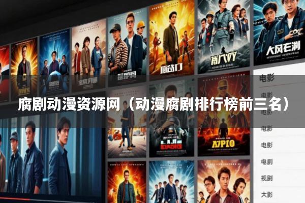 腐剧动漫资源网(动漫腐剧排行榜前三名)